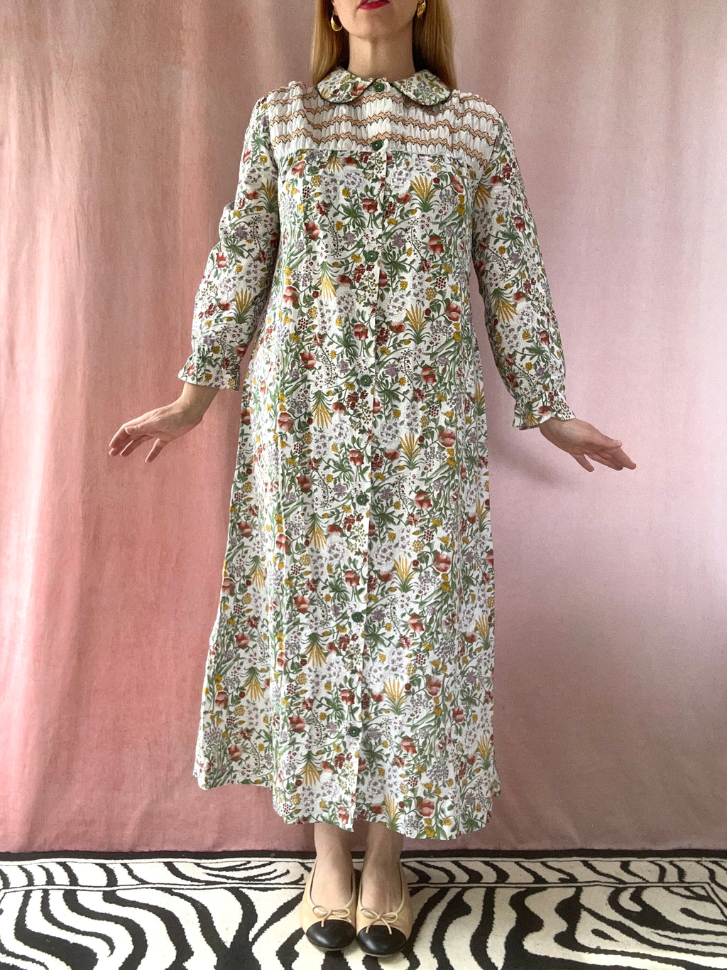Floral House Coat