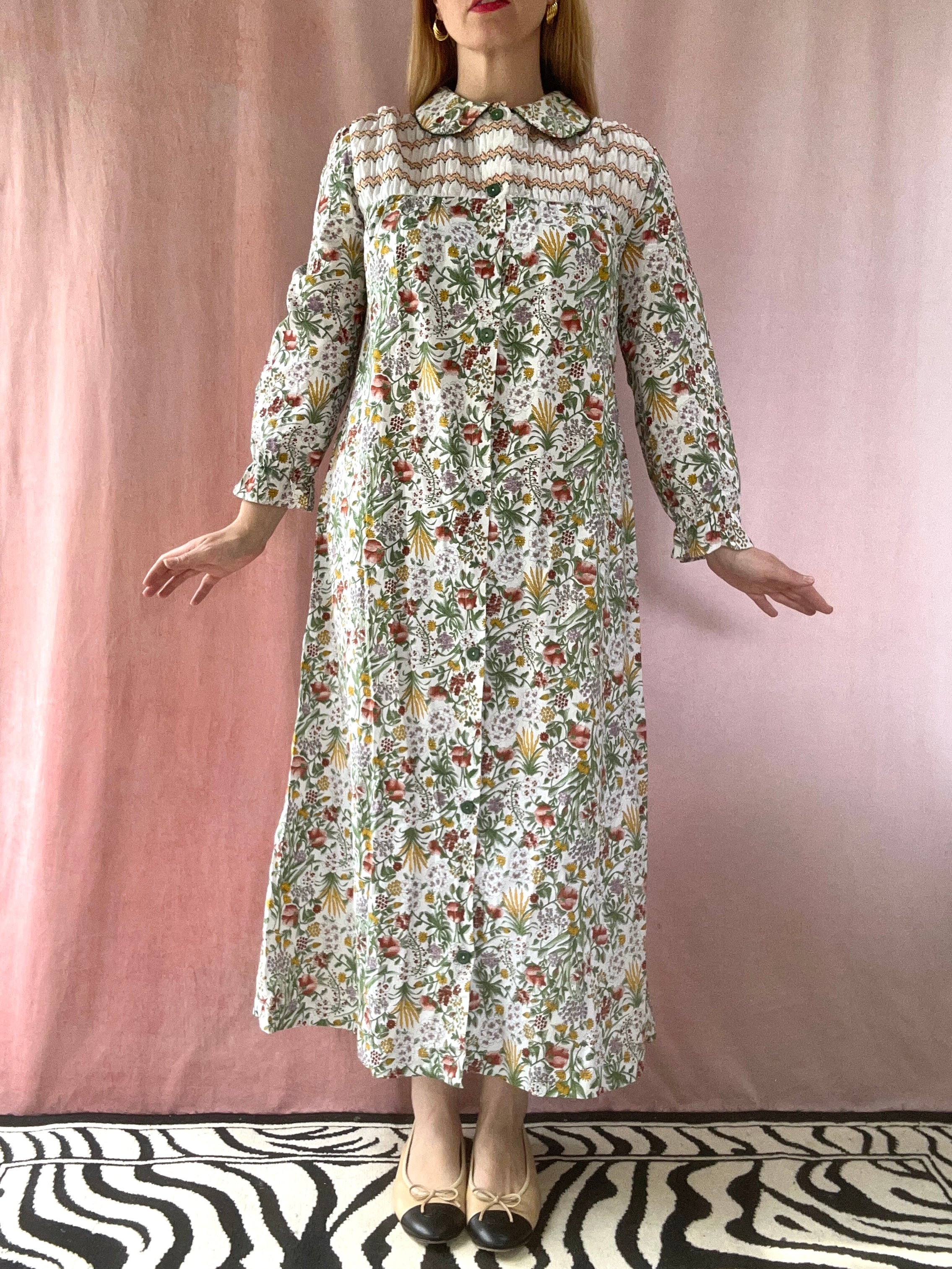 Floral House Coat