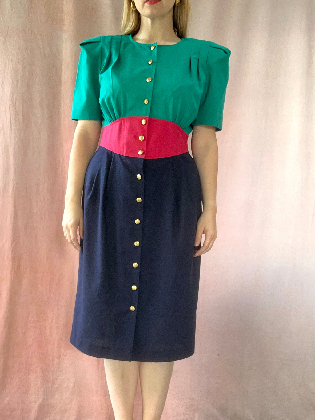 Colourblock Dress