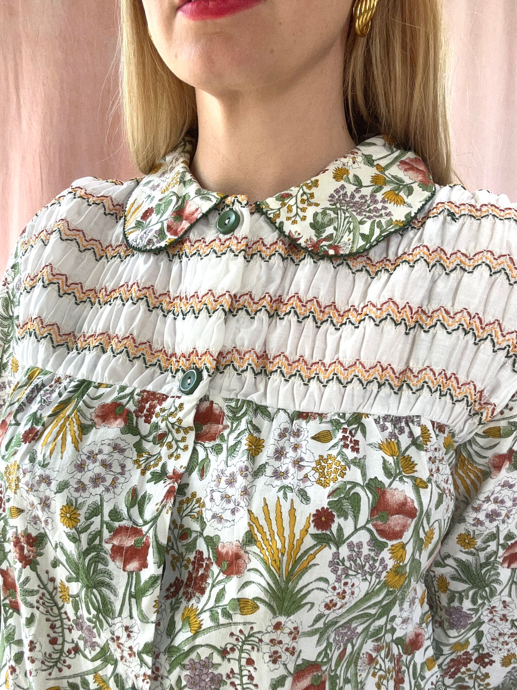 Floral House Coat