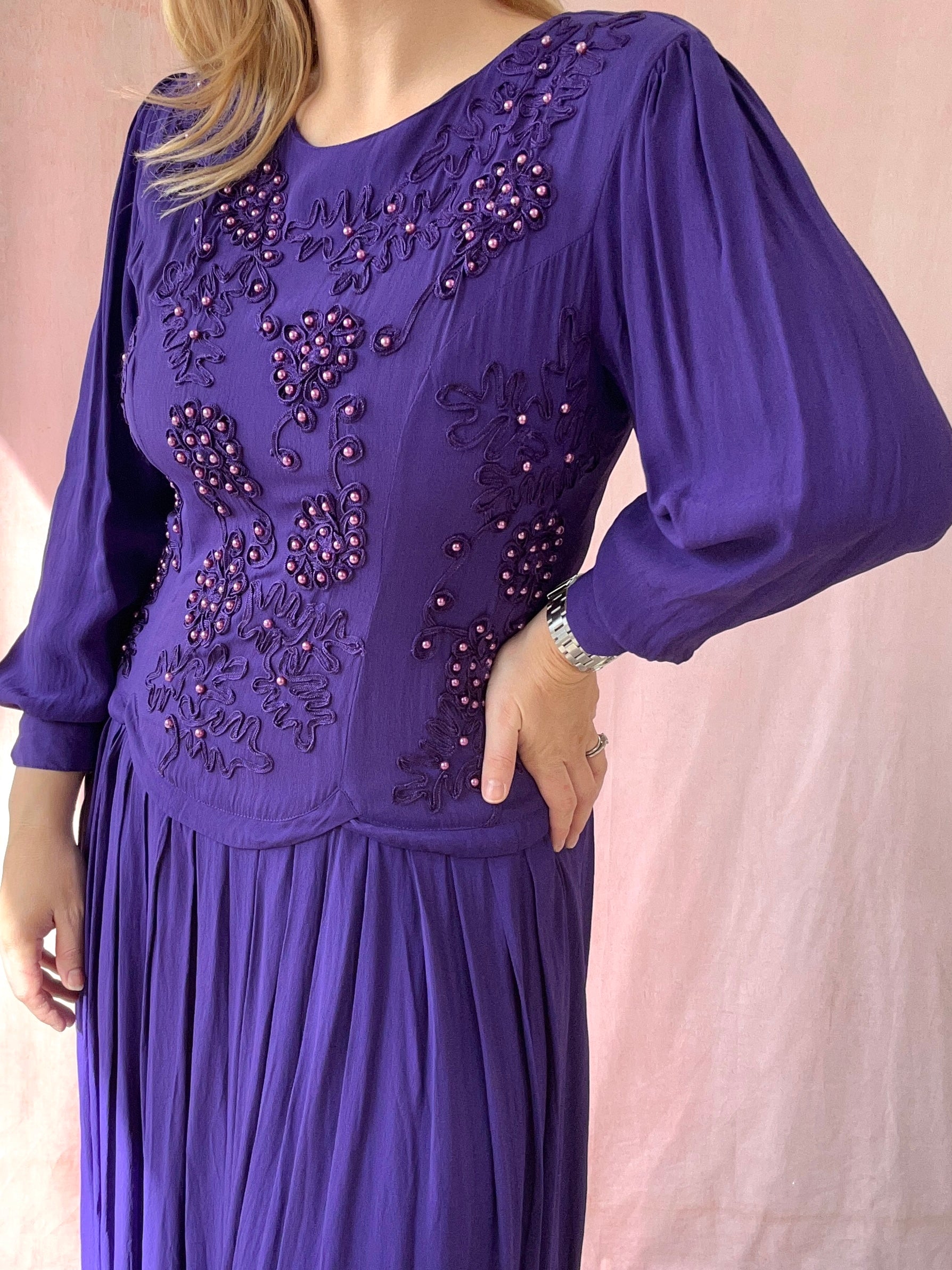 Amethyst Evening Dress