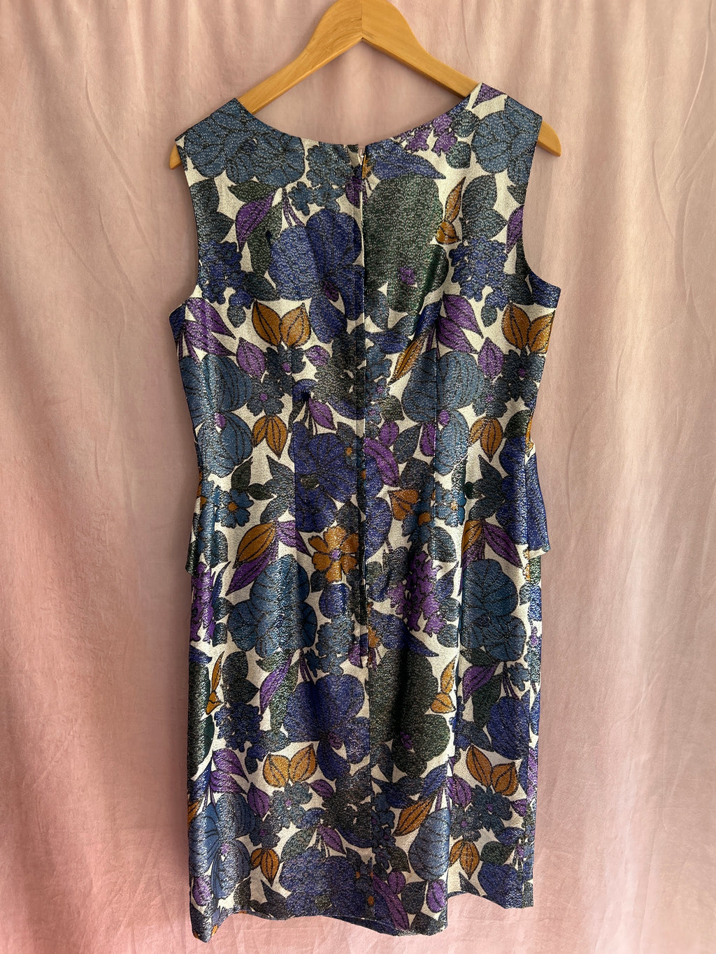 Shimmery Floral Dress